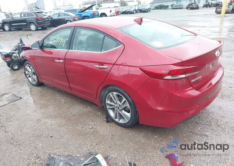 2017 Hyundai Elantra Limited из США, поврежденный, VIN KMHD84LF8HU060951